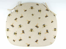 Load image into Gallery viewer, Honey Bee's Large Spindle Back Seat Pads For Garden, Patio, Kitchen, Dining