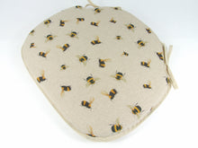 Load image into Gallery viewer, Honey Bee's Large Spindle Back Seat Pads For Garden, Patio, Kitchen, Dining
