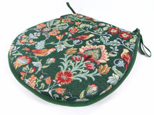 Load image into Gallery viewer, William Green Tapestry D-Shaped Seat Pads For Garden, Patio, Kitchen, Dining