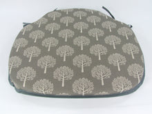 Load image into Gallery viewer, Mulberry Tree Smoke Grey Large Spindle Back Seat Pads For Garden, Patio, Kitchen, Dining