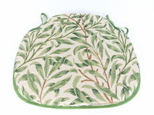 Load image into Gallery viewer, William Morris - Willow Bough Sage Tapestry Large Spindle Back Seat Pads For Garden, Patio, Kitchen, Dining