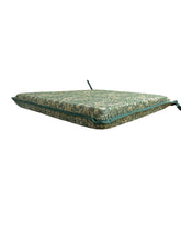 Load image into Gallery viewer, William Morris - Snakeshead Forest Green Tapered Seat Pads For Garden, Patio, Kitchen, Dining, 100% Cotton