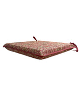 Load image into Gallery viewer, William Morris - Snakehead Wine Square Tie-On Seat Pads Dining/Patio/Garden/Kitchen