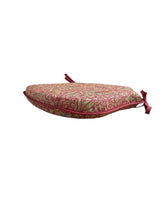 Load image into Gallery viewer, William Morris - Snakeshead Wine 100% Cotton Small Spindle Back Seat Pads For Garden, Patio, Kitchen, Dining