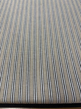 Load image into Gallery viewer, Regency Ticking Stripe Black Large Spindle Back Seat Pads For Garden, Patio, Kitchen, Dining