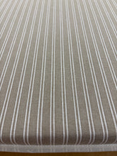 Load image into Gallery viewer, Regency Ticking Stripe Natural Round Bistro Seat Pad For Garden/Patio 12" 14" 16"