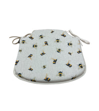 Load image into Gallery viewer, Honey Bee Small Spindle Back Seat Pads For Garden, Patio, Kitchen, Dining