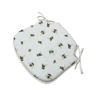 Load image into Gallery viewer, Honey Bee Small Spindle Back Seat Pads For Garden, Patio, Kitchen, Dining