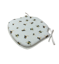 Load image into Gallery viewer, Honey Bee Small Spindle Back Seat Pads For Garden, Patio, Kitchen, Dining