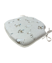 Load image into Gallery viewer, Shabby Ducks Small Spindle Back Seat Pads For Garden, Patio, Kitchen, Dining