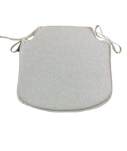 Load image into Gallery viewer, Plain Linen Small Spindle Back Seat Pads For Garden, Patio, Kitchen, Dining