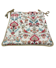 Load image into Gallery viewer, William Original Tapestry Tapered Seat Pads For Garden, Patio, Kitchen, Dining