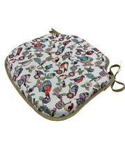 Load image into Gallery viewer, Birdy Tapestry Small Spindle Back Seat Pads For Garden, Patio, Kitchen, Dining