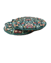 Load image into Gallery viewer, William Green Tapestry Set of 2 Round Bistro Seat Pads