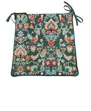 Load image into Gallery viewer, William Green Tapestry Tapered Seat Pads For Garden, Patio, Kitchen, Dining