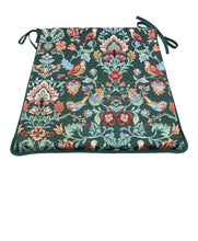 Load image into Gallery viewer, William Green Tapestry Tapered Seat Pads For Garden, Patio, Kitchen, Dining