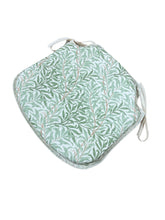 Load image into Gallery viewer, William Morris - Willow Bough Sage 100% Cotton Small Spindle Back Seat Pads For Garden, Patio, Kitchen, Dining
