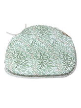 Load image into Gallery viewer, William Morris - Willow Bough Sage 100% Cotton Large Spindle Back Seat Pads For Garden, Patio, Kitchen, Dining
