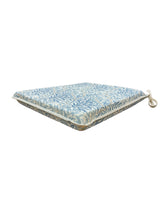 Load image into Gallery viewer, William Morris - Willow Bough Azure Tapered Seat Pads For Garden, Patio, Kitchen, Dining, 100% Cotton