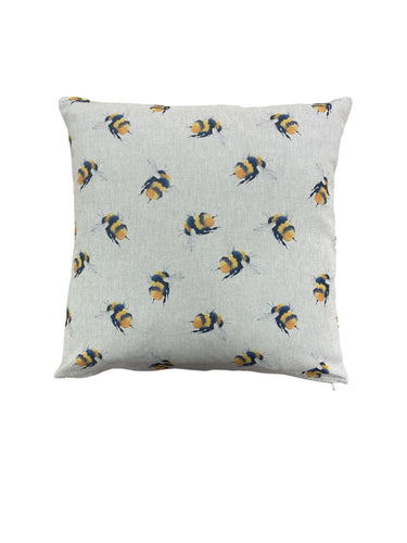 Bumble Bee Linen Cushion/Scatter Cover 16