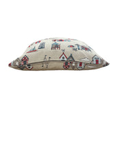 Load image into Gallery viewer, Seaside/Beach Hut Linen Cushion/Scatter Cover 16" 18" 20" 22" 24"