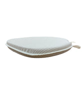 Load image into Gallery viewer, White Stripe Large Spindle Back Seat Pads For Garden, Patio, Kitchen, Dining