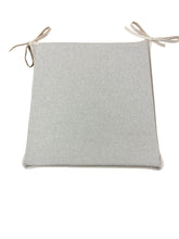 Load image into Gallery viewer, Plain Linen Tapered Seat Pads For Garden, Patio, Kitchen, Dining