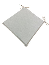 Load image into Gallery viewer, Plain Linen Tapered Seat Pads For Garden, Patio, Kitchen, Dining