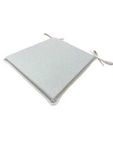 Load image into Gallery viewer, Plain Linen Tapered Seat Pads For Garden, Patio, Kitchen, Dining