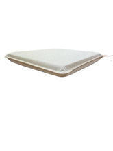 Load image into Gallery viewer, Plain Linen Tapered Seat Pads For Garden, Patio, Kitchen, Dining