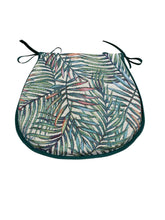 Load image into Gallery viewer, Palm Leaves Tapestry D-Shaped Seat Pads For Garden, Patio, Kitchen, Dining