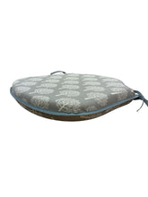 Load image into Gallery viewer, Mulberry Tree Smoke Grey Small Spindle Back Seat Pads For Garden, Patio, Kitchen, Dining