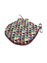 Load image into Gallery viewer, Big Holland Tapestry D-Shaped Seat Pads For Garden, Patio, Kitchen, Dining