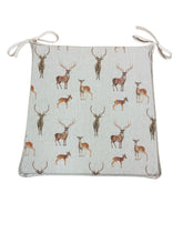 Load image into Gallery viewer, Stag &amp; Deer Tapered Seat Pads For Garden, Patio, Kitchen, Dining