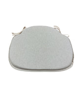 Load image into Gallery viewer, Plain Beige Linen Large Spindle Back Seat Pads For Garden, Patio, Kitchen, Dining