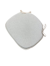 Load image into Gallery viewer, Plain Beige Linen Large Spindle Back Seat Pads For Garden, Patio, Kitchen, Dining