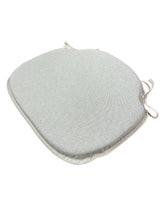 Load image into Gallery viewer, Plain Beige Linen Large Spindle Back Seat Pads For Garden, Patio, Kitchen, Dining