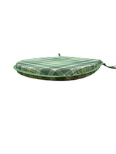 Load image into Gallery viewer, Highland Check Fern D-Shaped Seat Pads For Garden, Patio, Kitchen, Dining