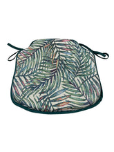 Load image into Gallery viewer, Palm Leaves Tapestry Small Spindle Back Seat Pads For Garden, Patio, Kitchen, Dining
