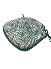 Load image into Gallery viewer, Palm Leaves Tapestry Small Spindle Back Seat Pads For Garden, Patio, Kitchen, Dining