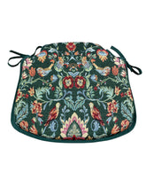 Load image into Gallery viewer, William Green Tapestry Small Spindle Back Seat Pads For Garden, Patio, Kitchen, Dining