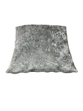 Load image into Gallery viewer, Silver Crushed Velvet Cushion/Scatter Cover 16&quot; 18&quot; 20&quot; 22&quot; 24&quot;