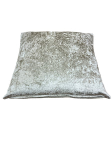 Beige Crushed Velvet Cushion/Scatter Cover 16" 18" 20" 22" 24"