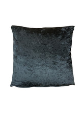 Load image into Gallery viewer, Black Crushed Velvet Cushion/Scatter Cover 16&quot; 18&quot; 20&quot; 22&quot; 24&quot;