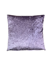 Load image into Gallery viewer, Purple Crushed Velvet Cushion/Scatter Cover 16" 18" 20" 22" 24"