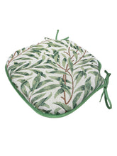 Load image into Gallery viewer, William Morris - Willow Bough Sage Tapestry Small Spindle Back Seat Pads For Garden, Patio, Kitchen, Dining