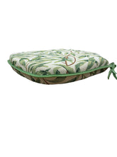 Load image into Gallery viewer, William Morris - Willow Bough Sage Tapestry Small Spindle Back Seat Pads For Garden, Patio, Kitchen, Dining