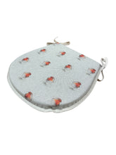 Load image into Gallery viewer, Robin D-Shaped Tie-On Seat Pads For Garden, Patio, Kitchen, Dining