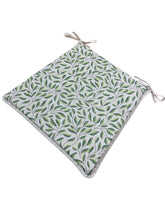 Load image into Gallery viewer, Green Leaves Tapered Seat Pads For Garden, Patio, Kitchen, Dining