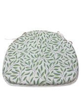 Load image into Gallery viewer, Green Leaves Large Spindle Back Seat Pads For Garden, Patio, Kitchen, Dining